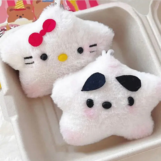 Pochacco Hello Kitty estrellitas llavero