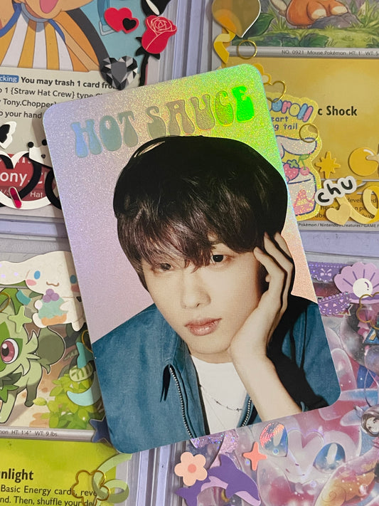 Jisung Hot Sauce Standee