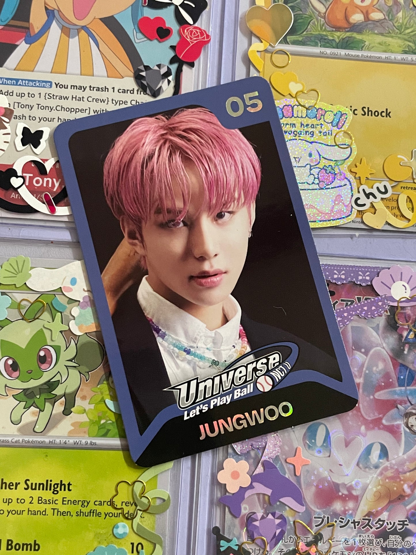 Jungwoo trading Let's Play Ball ID