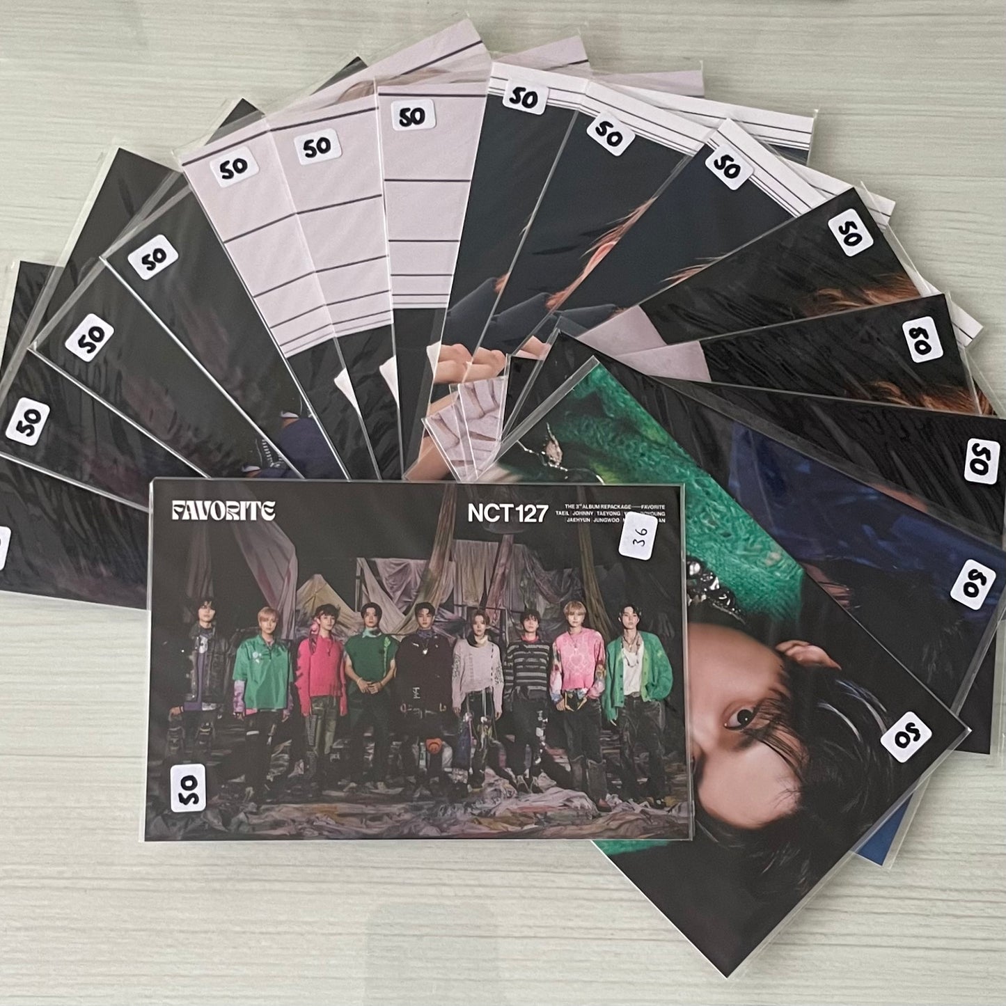 NCT 127 FAVORITE POSTCARDS